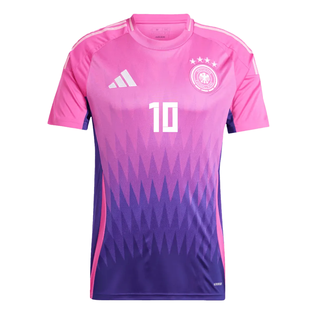 Alternative view of Jamal Musiala #10 Germany Away Jersey EURO 2024