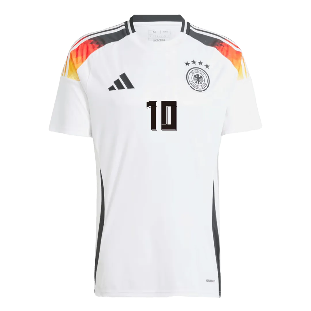 Alternative view of Jamal Musiala #10 Germany Home Jersey EURO 2024
