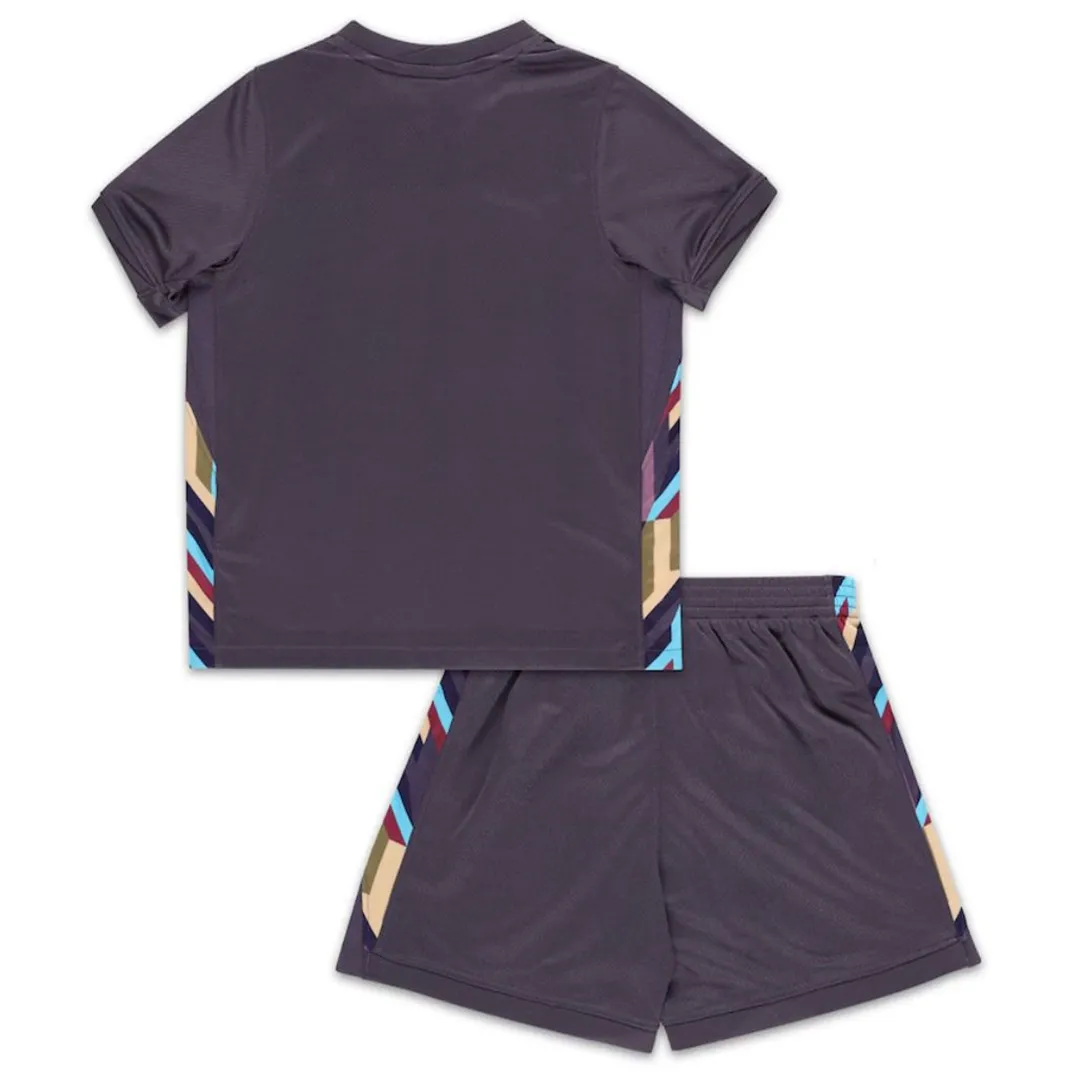 Alternative view of Kid's England Away Jersey+Shorts EURO 2024