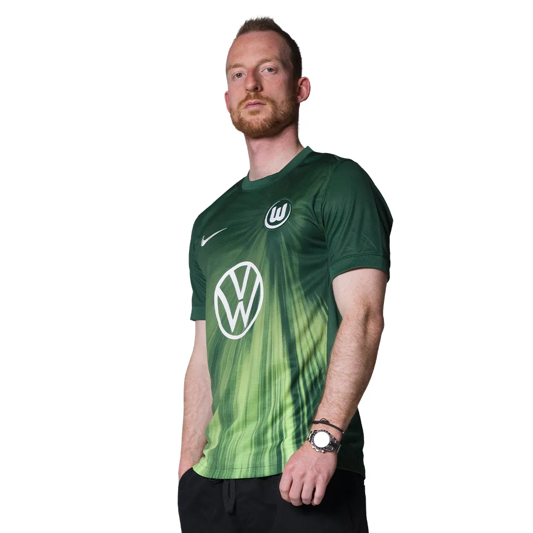 Wolfsburg Home Soccer Jersey - Image 3