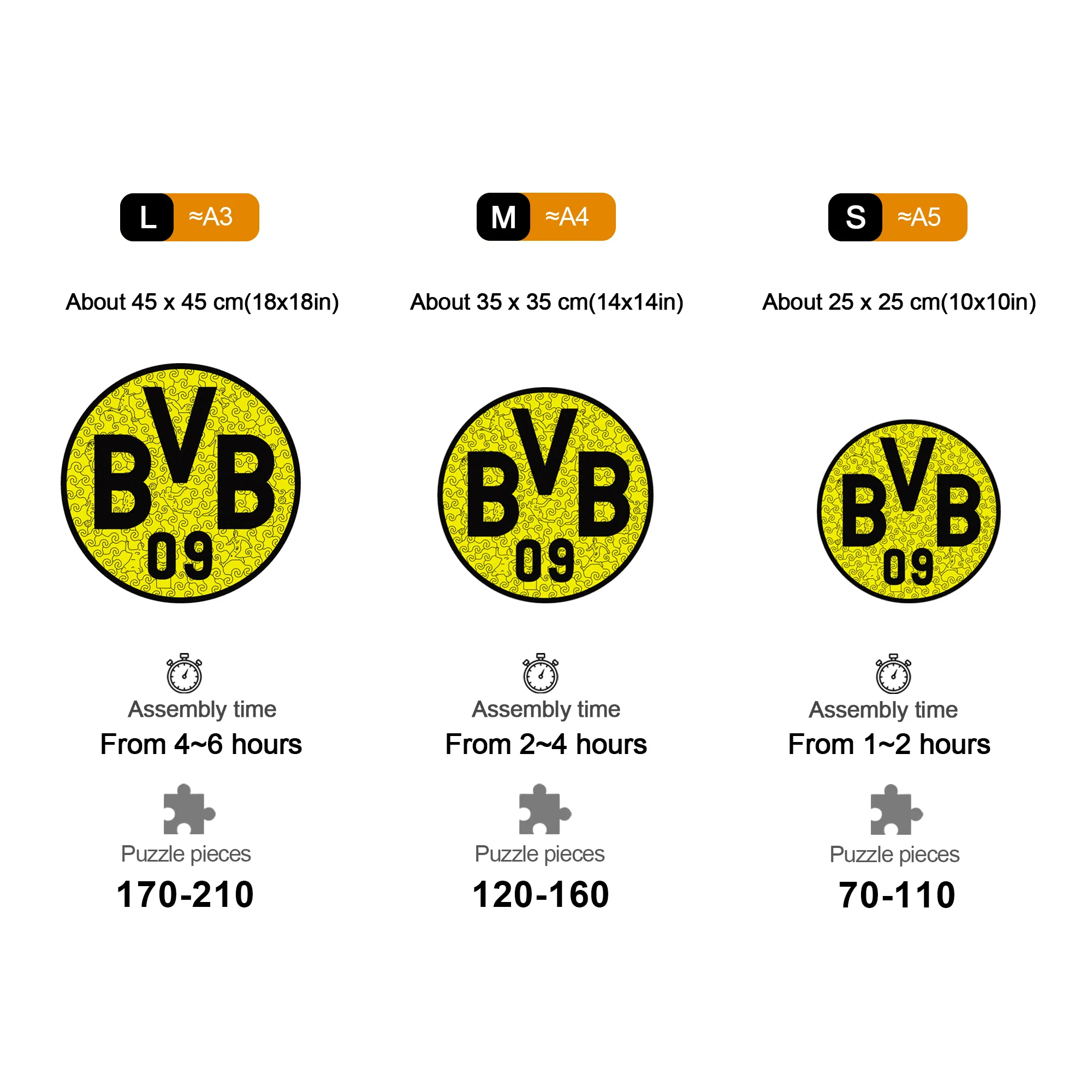 Borussia Dortmund Wooden Puzzle - Image 5