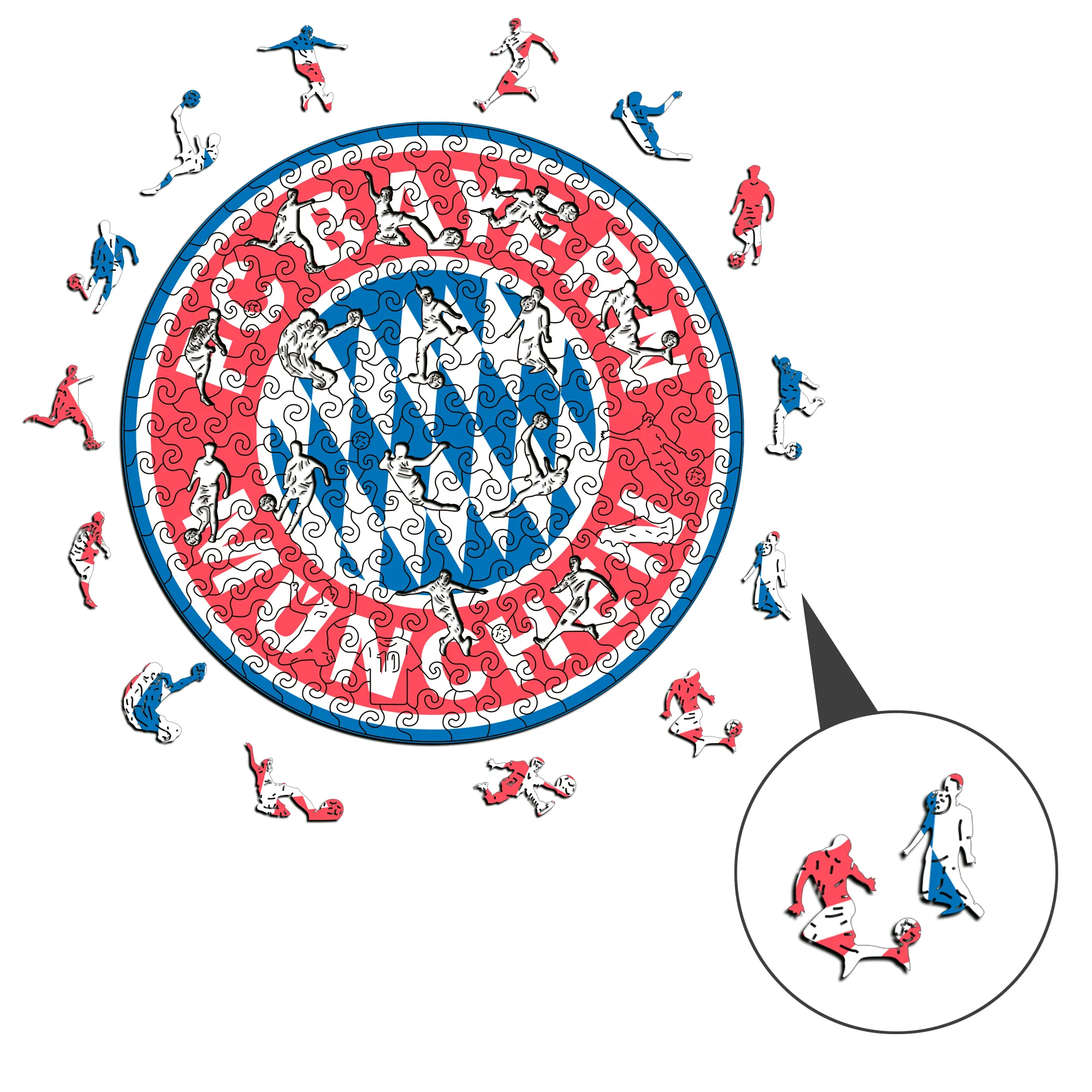 Bayern Munich Wooden Puzzle - Image 3