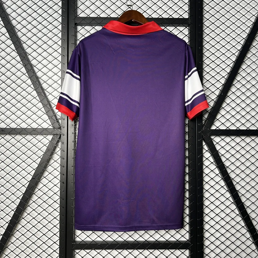 Fiorentina Retro Home Jersey - Image 6