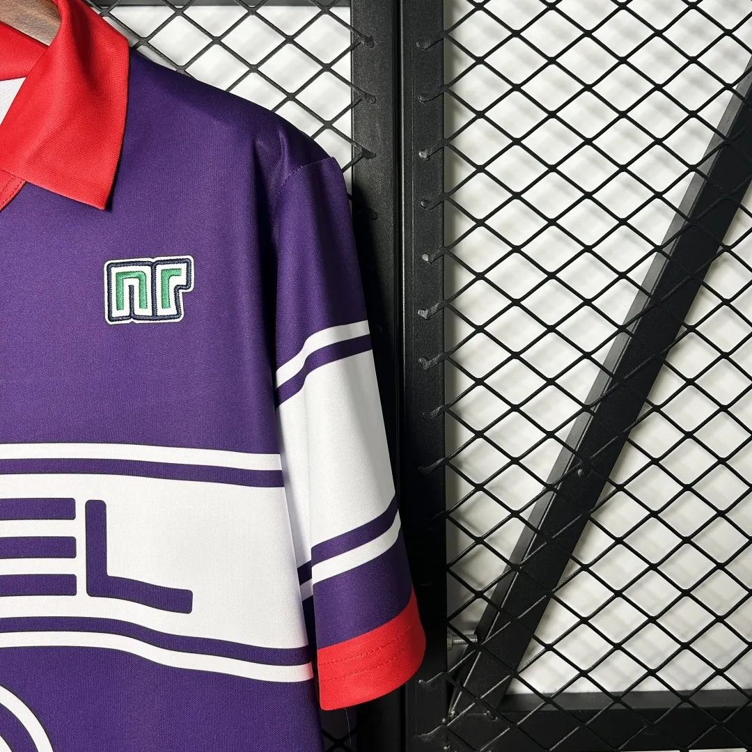 Fiorentina Retro Home Jersey - Image 5