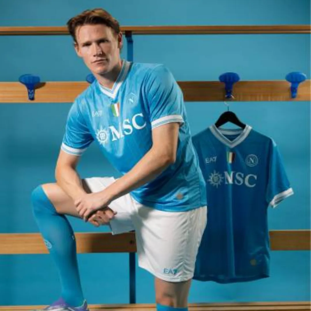 SSC Napoli Home Football Jersey - Image 3