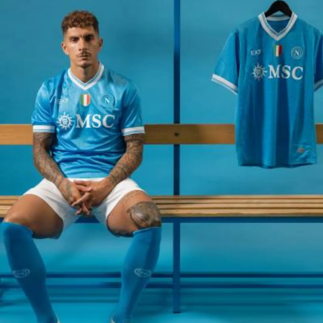 SSC Napoli Home Football Jersey - Image 6
