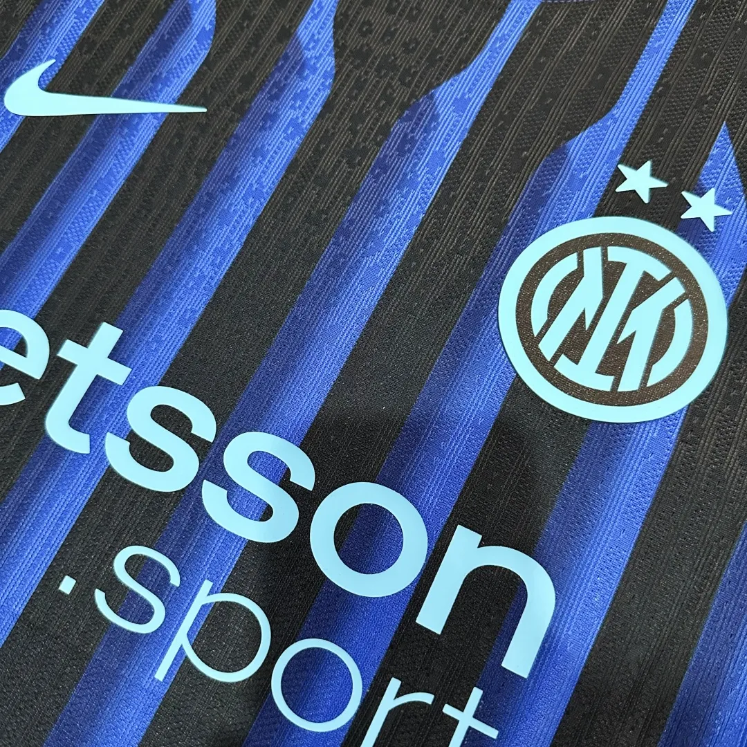 Inter Milan Home Long Sleeve Jersey - Image 3