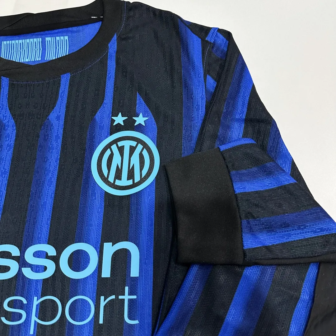Inter Milan Home Long Sleeve Jersey - Image 7