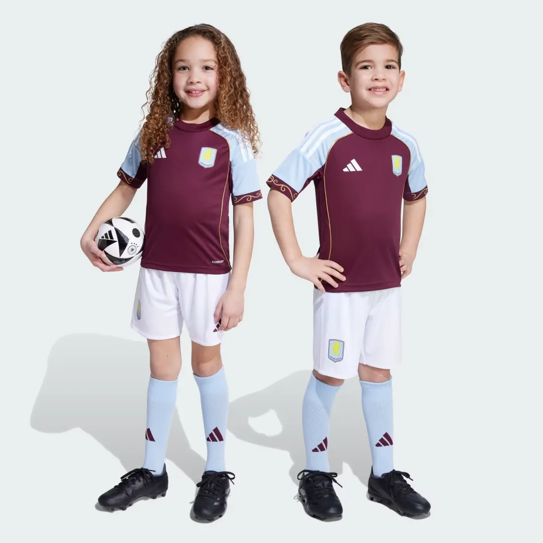 Aston Villa Kids Home Kit - Image 4