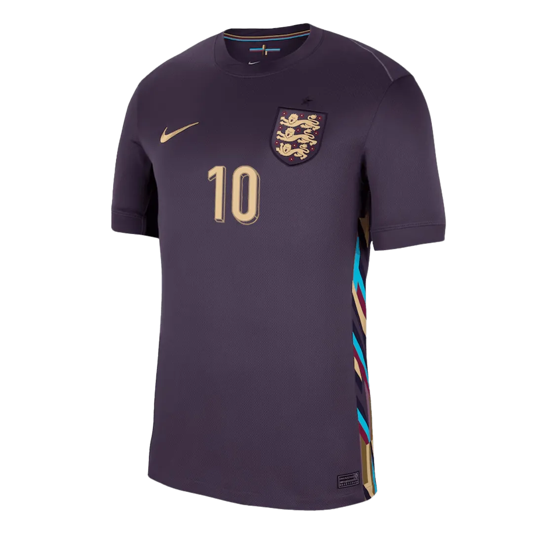 Alternative view of Jude Bellingham #10 England Away Jersey EURO 2024