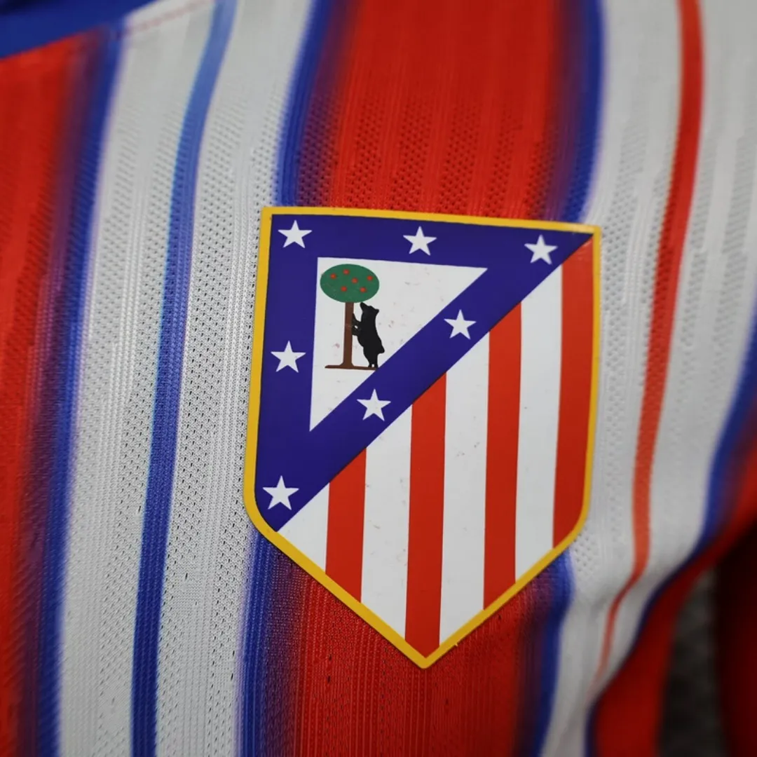 Atletico Madrid Home Long Sleeve Jersey - Image 3