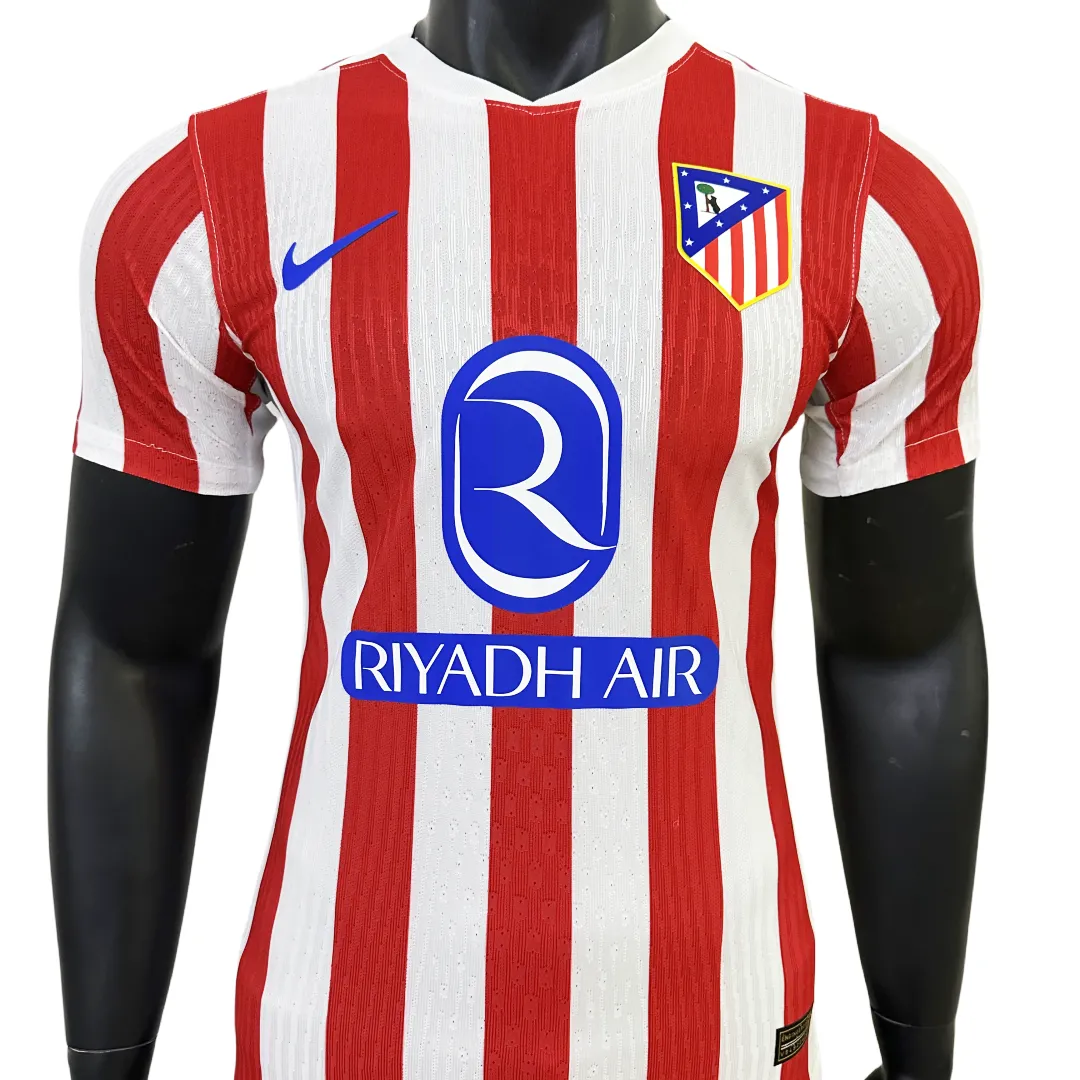 Atletico Madrid Home Soccer Jersey - Image 3