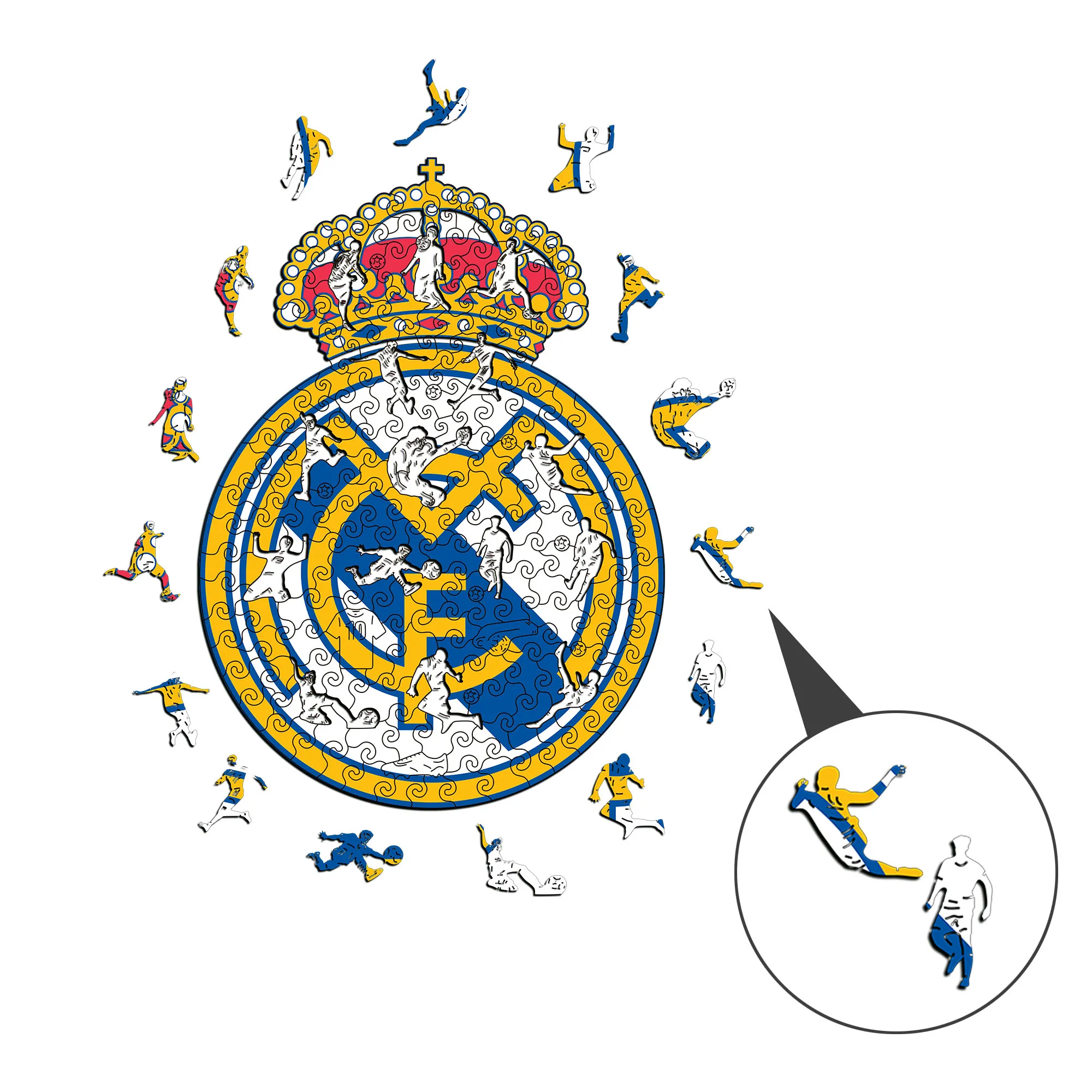Real Madrid Wooden Puzzle - Image 3