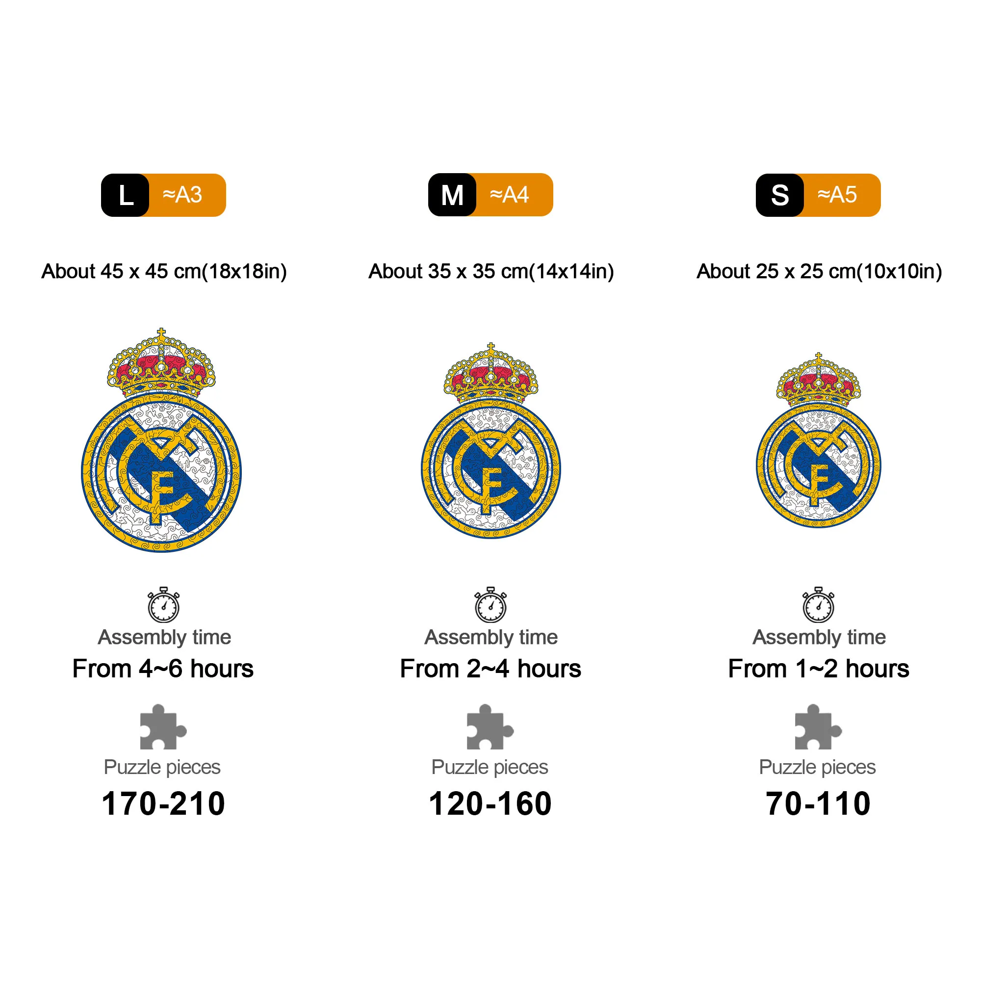 Real Madrid Wooden Puzzle - Image 5