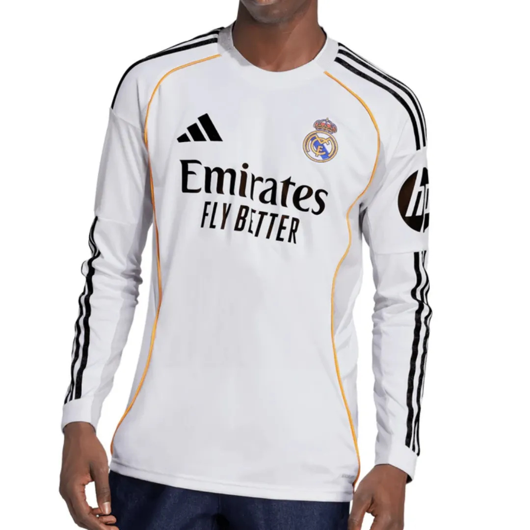 Real Madrid Long Sleeve Football Jersey - Image 3