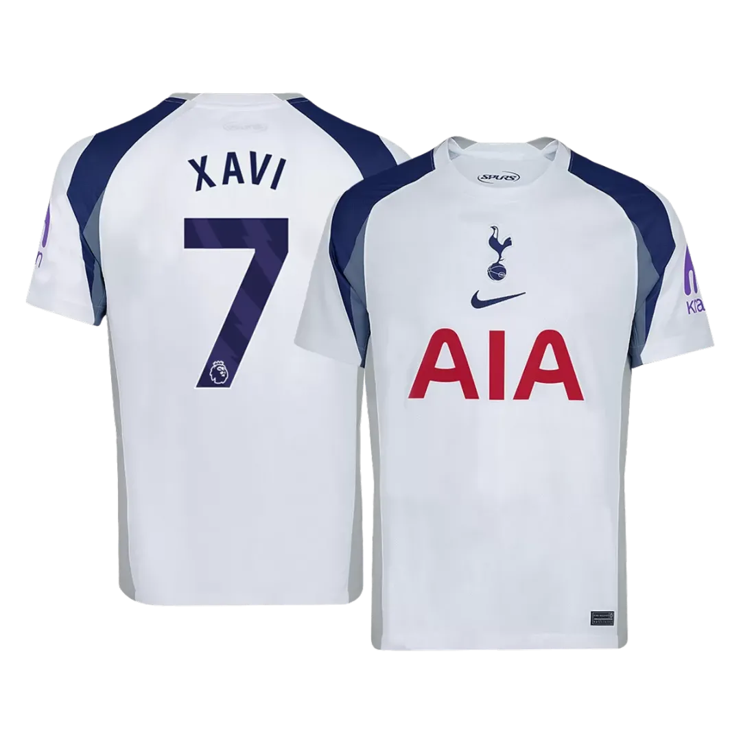 Tottenham XAVI #7 Home Jersey - Image 3
