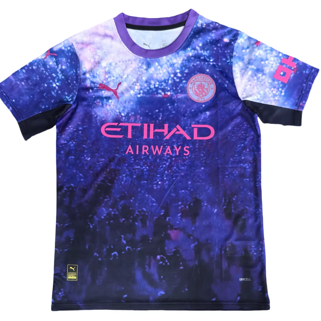 Alternative view of Manchester City Special Edition Purple jersey 2025/26