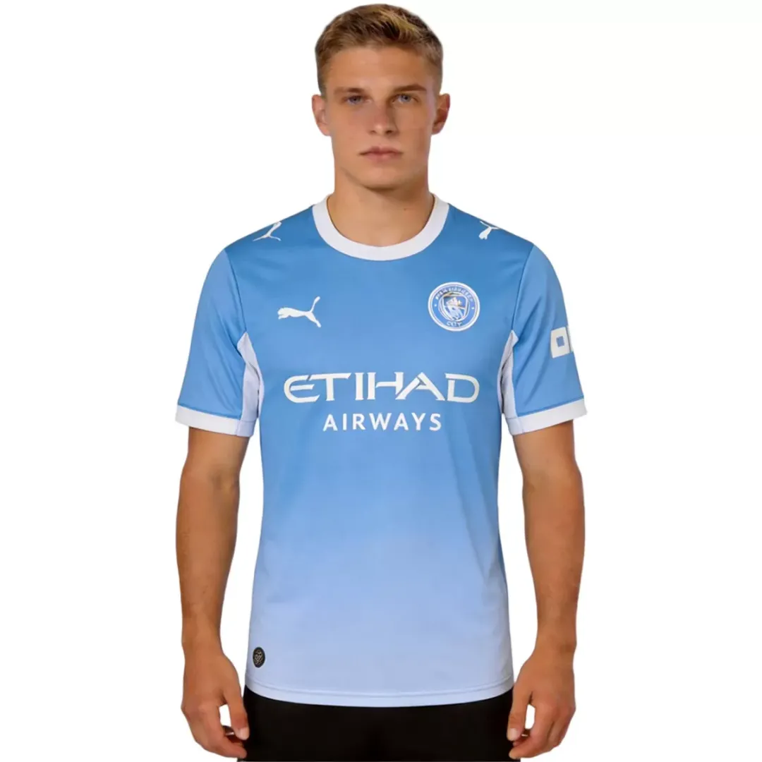 Manchester City Home Jersey - Image 3
