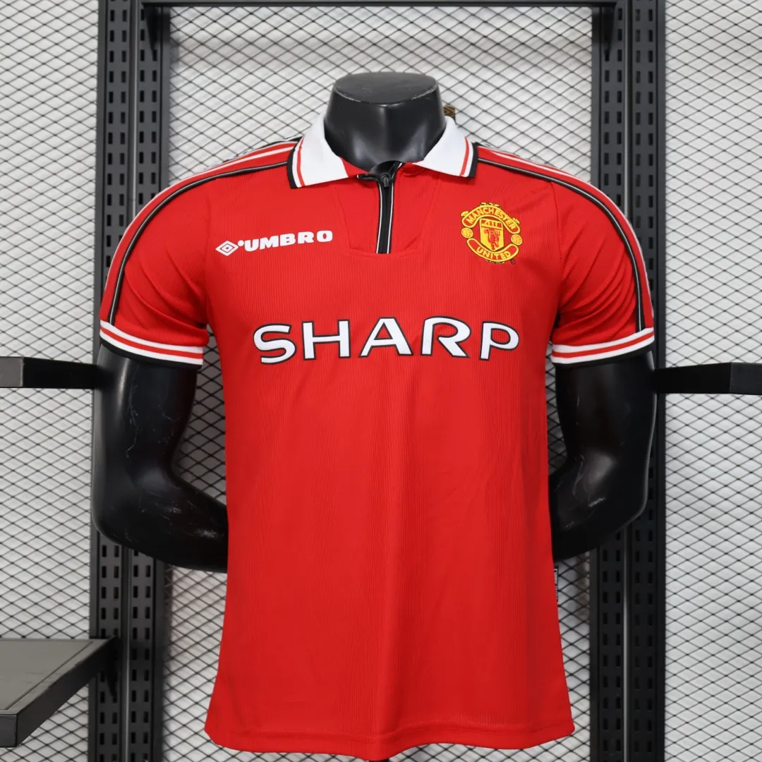 Manchester United 1998/99 Retro Home Jersey - Image 3