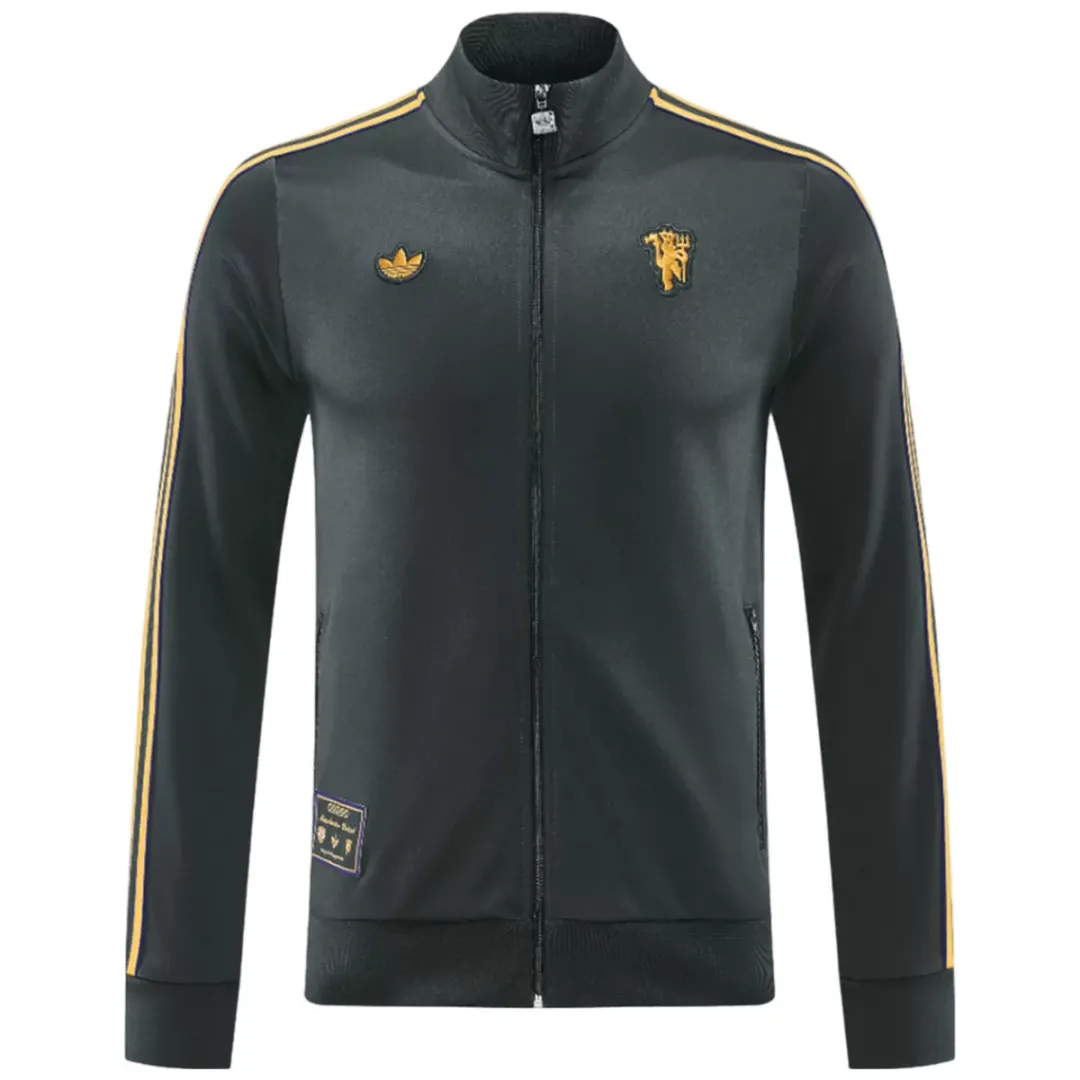 Manchester United Anthem Jacket Black 2025/26