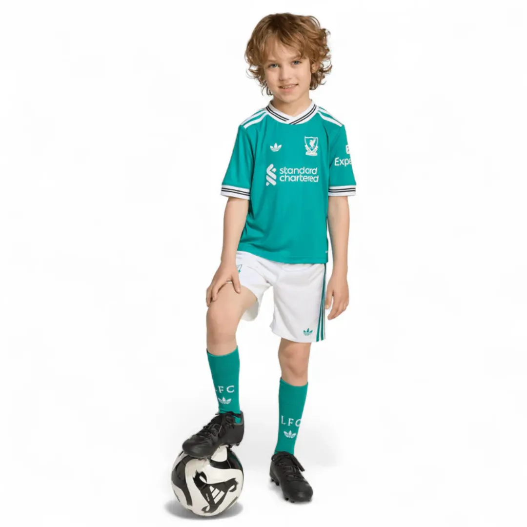 Liverpool Kids Football Kit - Image 3