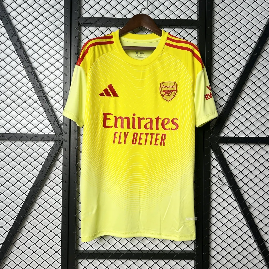 Arsenal Yellow Soccer Jersey - Image 3