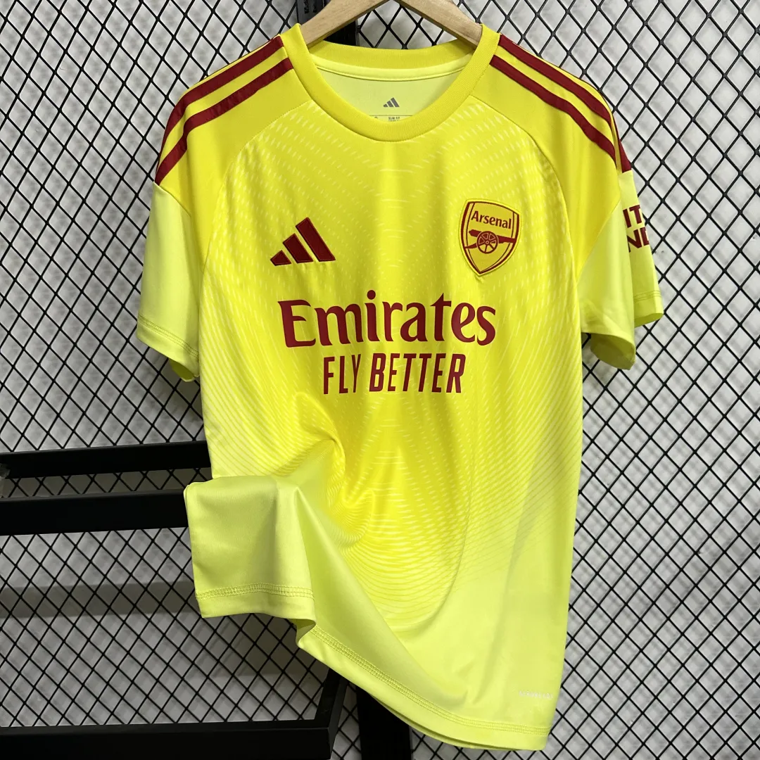Arsenal Yellow Soccer Jersey - Image 7
