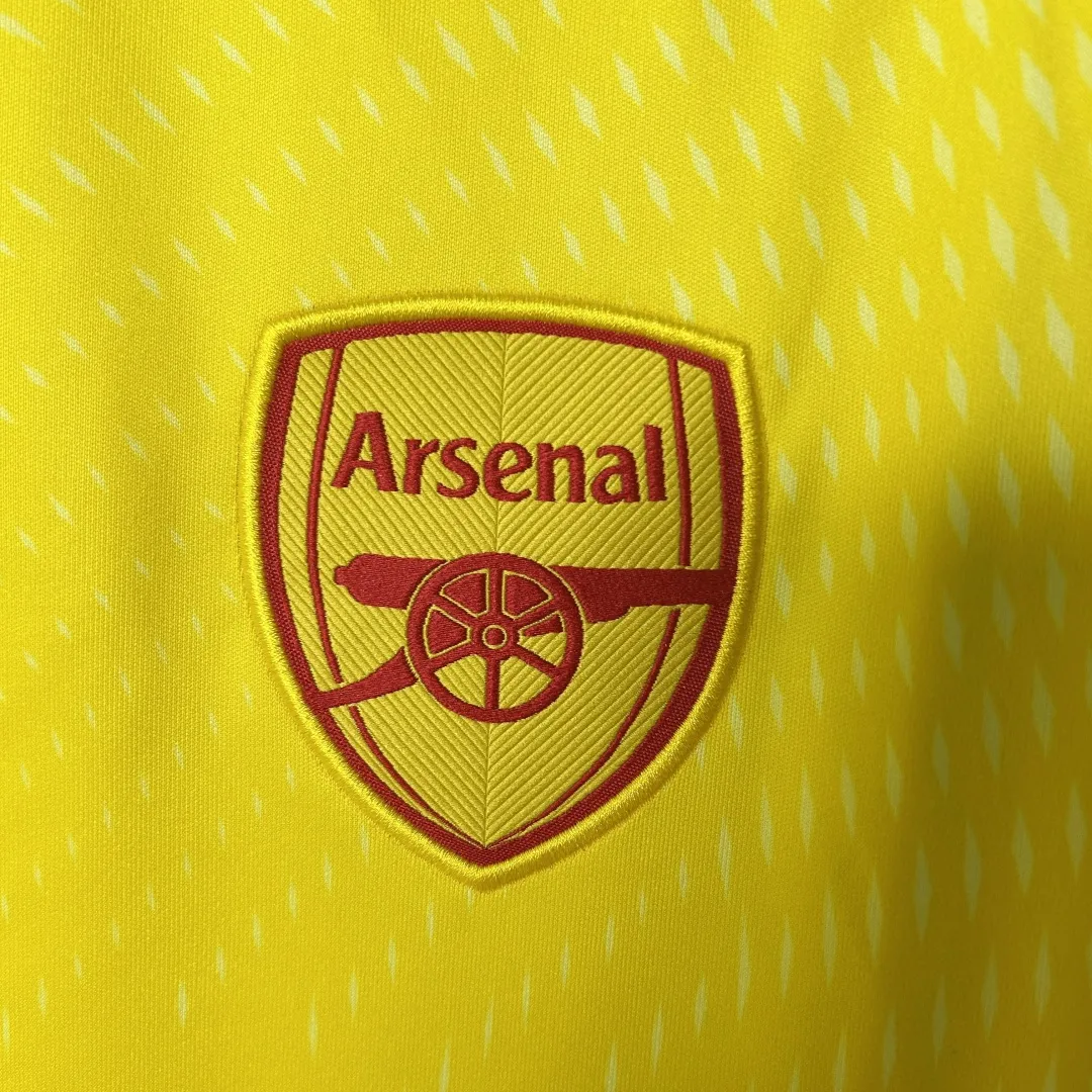 Arsenal Yellow Soccer Jersey - Image 5