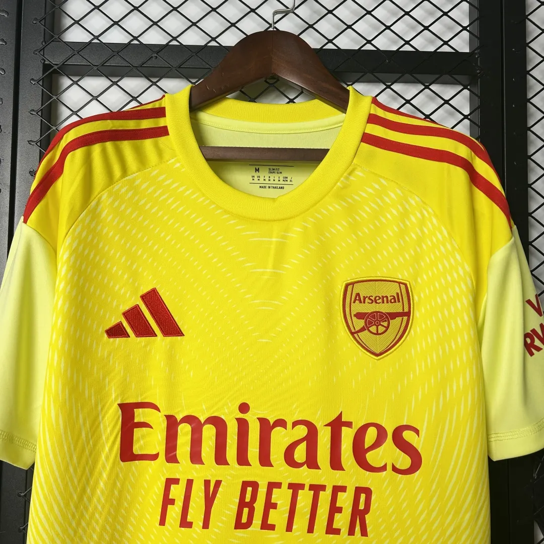 Arsenal Yellow Soccer Jersey - Image 4