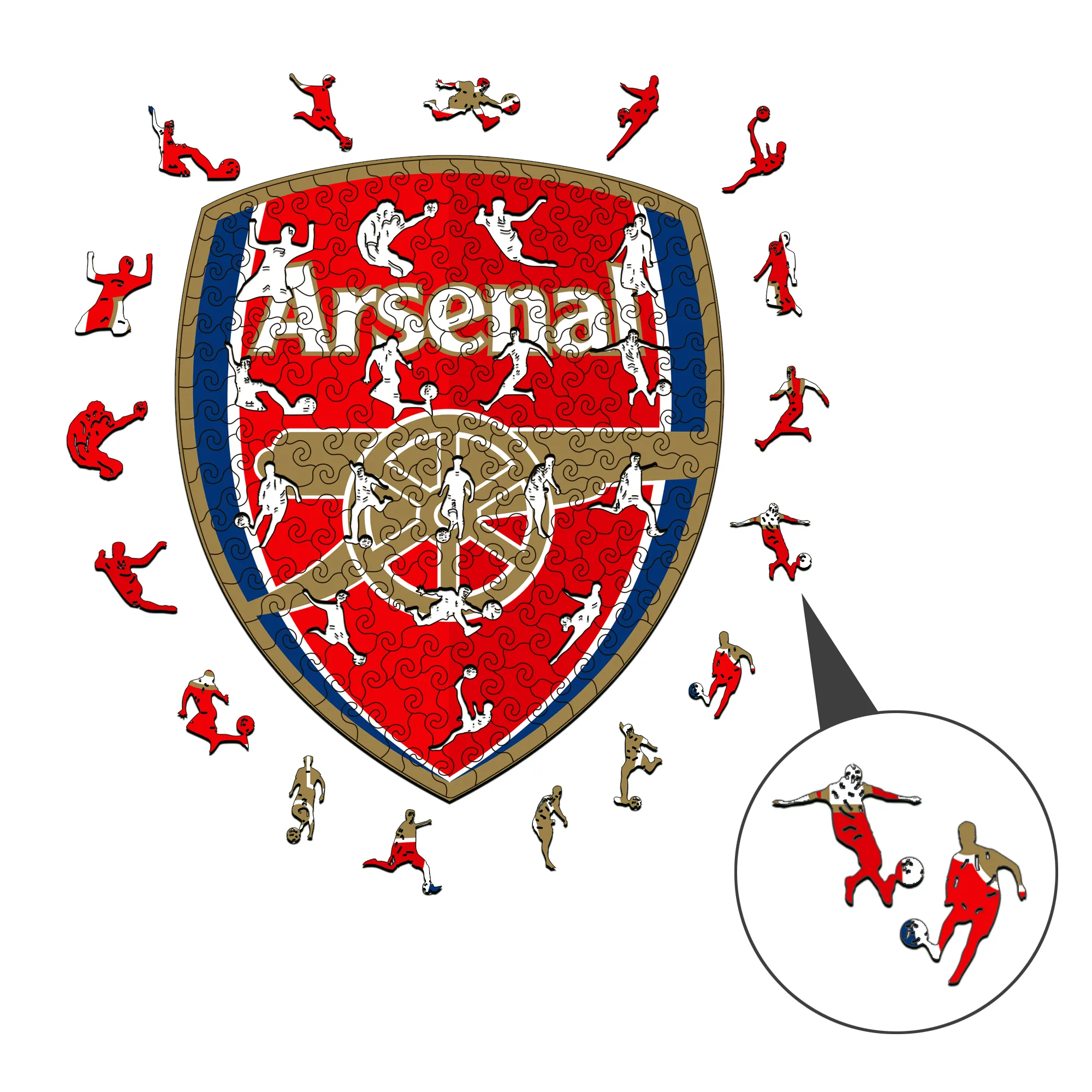 Arsenal Wooden Puzzle - Image 3