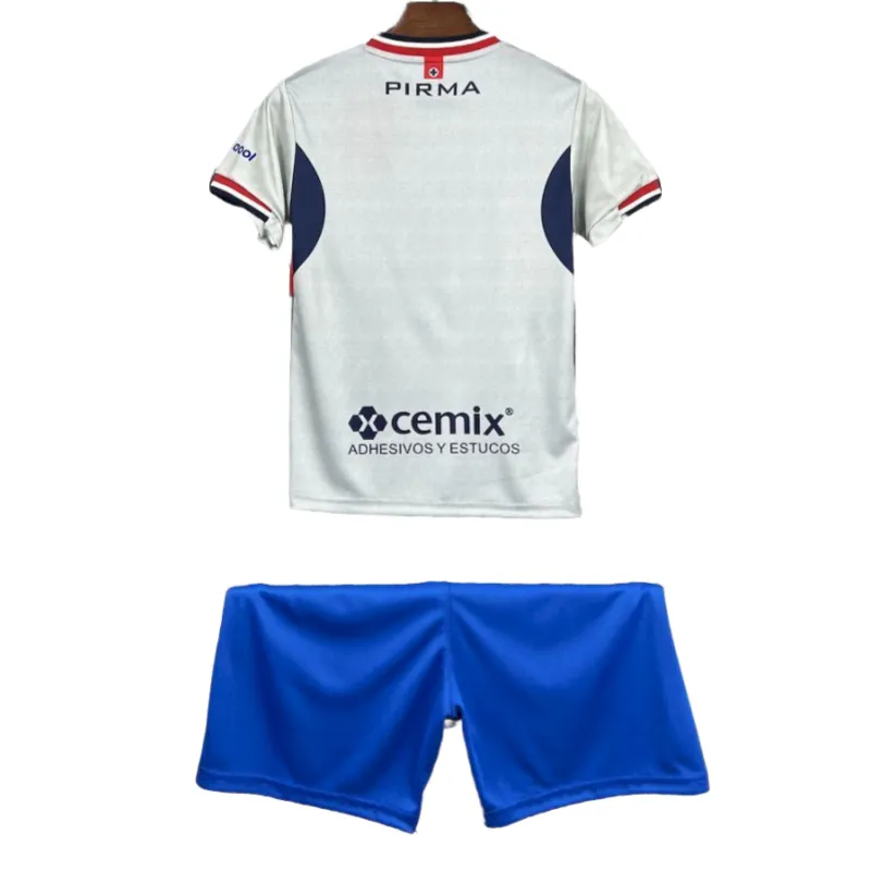 Alternative view of Cruz Azul Kids Away Soccer Kit