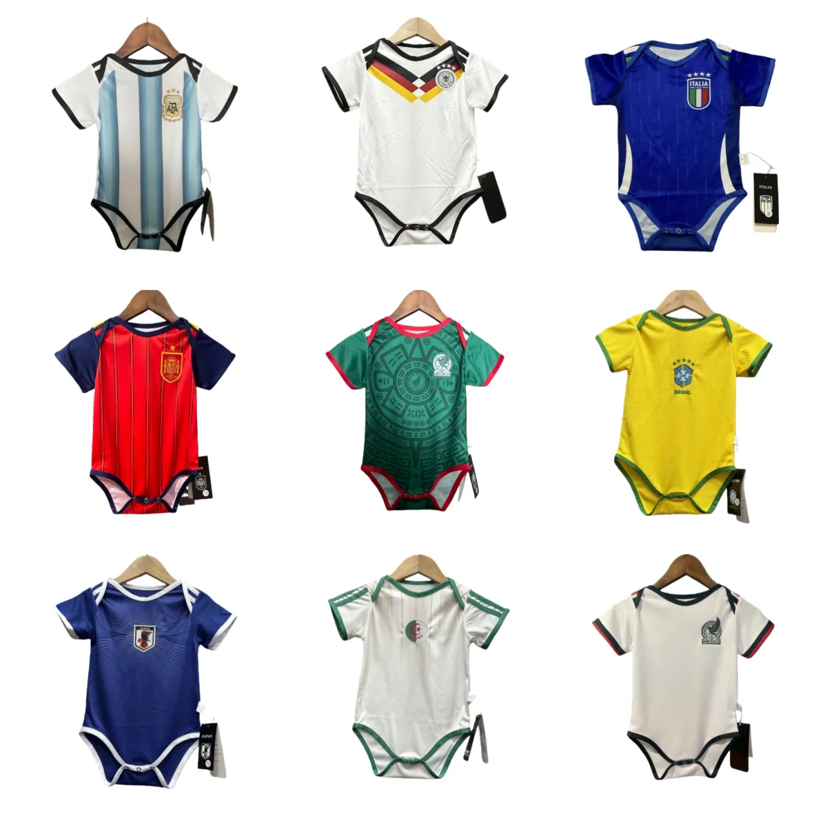 Baby Soccer Jersey Bodysuit