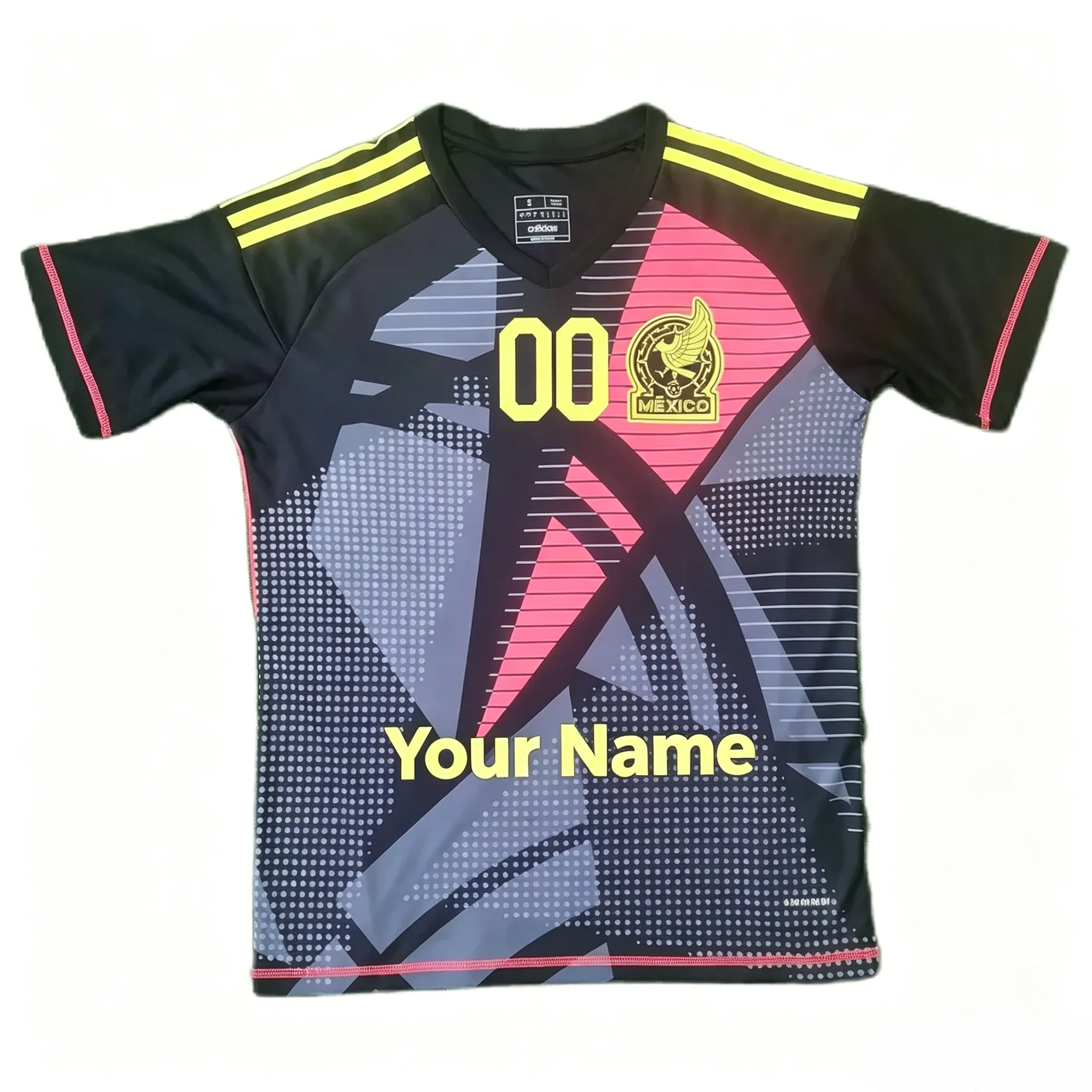 Alternative view of Mexico Custom Football Jersey
